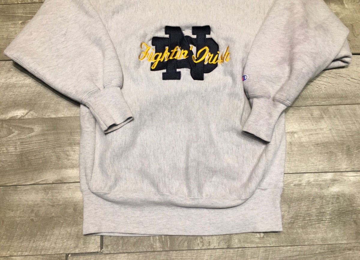 Vtg Champion Reverse Weave Notre Dame Fighting Irish