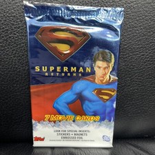 2006 topps superman returns booster pack-7 movie cards per pack 
