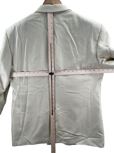 Giacca tuta sportiva John Ashford blazer beige taglia 44R spina di pesce cappotto sportivo - Foto 7 di 8