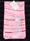 2 Valentine Pink Friendship Bracelet Kitchen Towels Eras Tour Swift Taylor Kelce