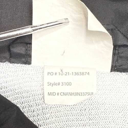 Ranch Water Hard Seltzer Rain Windbreaker Jacket Mens Black Logo Beer Snap Sz M - Picture 12 of 14