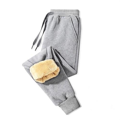 Mens Winter Warmer Track Pants Soft Sherpa Lined Sweatpants Jogger Gym Trousers - Picture 10 of 12