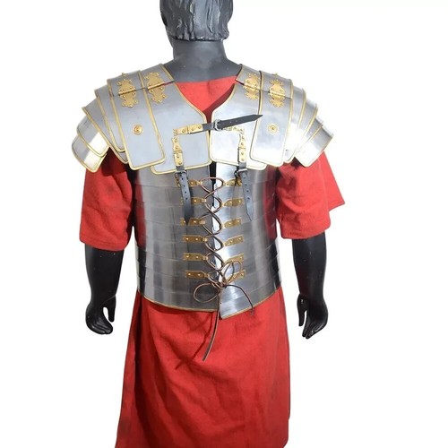 Medieval Lorica Segmentata Plate Armor, One Size Fits Most - Picture 6 of 13