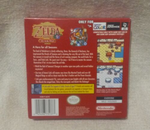 The Legend of Zelda Oracle of Seasons (Color Game Boy | GBC) Auténtico SOLO EN CAJA - Imagen 7 de 11