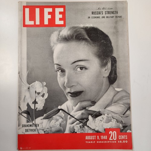 Life Magazine August 9 1948 Russia's Strength Marlene Dietrich & Berlin Airlift - Picture 1 of 11