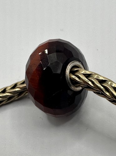 Trollbeads - echt - echt - rotes Tigerauge Edelstein - 80111