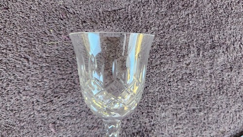 "Juego de 4 copa de vino Towle King Richard cristal de plomo corte copa 7,5""" - Imagen 2 de 3