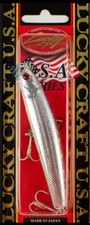 LUCKY CRAFT WANDER 95 3/4OZ WD95-074 CHROME F1205