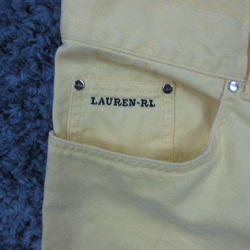 Lauren Ralph Lauren Jeans Damen 8 Gelb Denim Capri 29x19,5* - Bild 10 von 17