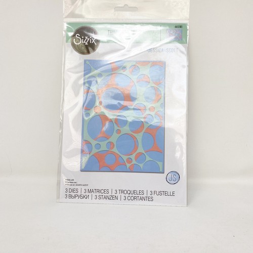 Sizzix Thinlits CIRCLE LAYERS Metal Die Cuts by Jessica Scott 665181 - Picture 2 of 7