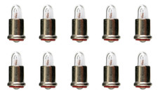 Box of 10 #338 Midget Flange Miniature Bulb 2.7V 0.162W