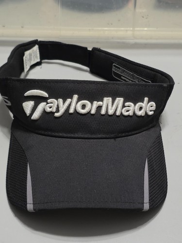 Taylor Made Golf Sun Visor Strapback RBZ R11s Adjustable Black White 1-Size Hat - Picture 1 of 8