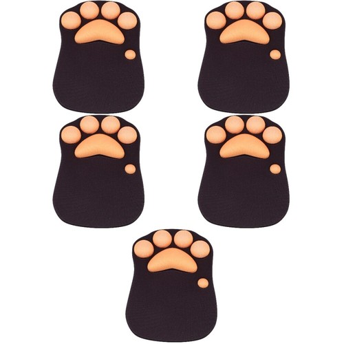 Set of 5 Tapis De Souris Patte Chat Avec Repose-poignet Joli Pour - Photo 11/12