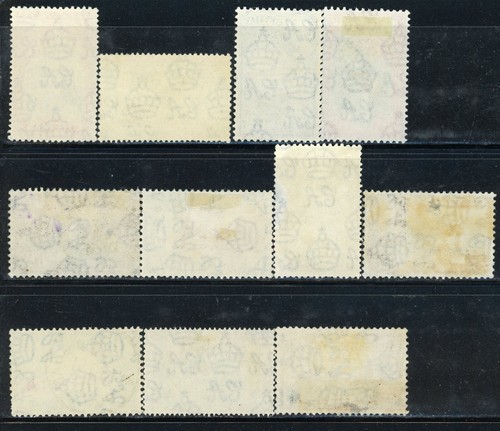 CEYLON 264-74 SG368-78 Used 1935-36 KGV Definitive set of 11 CV$47 - Picture 2 of 2