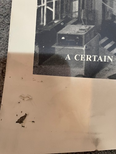 VIntage 1981 A Certain Ratio Rough Trade Promo Poster 26" x 20" Rolled Punk Rock - Picture 4 of 6