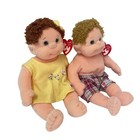 Ty Beanie Kids Dolls Curly Girl And Boomer Boy Bean Filled Toys With Tags Nice