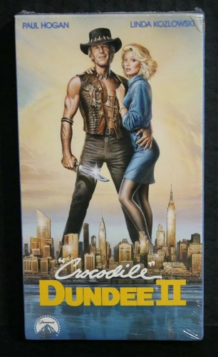 Crocodile Dundee 1 and 2 on VHS 1986 and 1988 Both Brand New Sealed - Picture 9 of 12