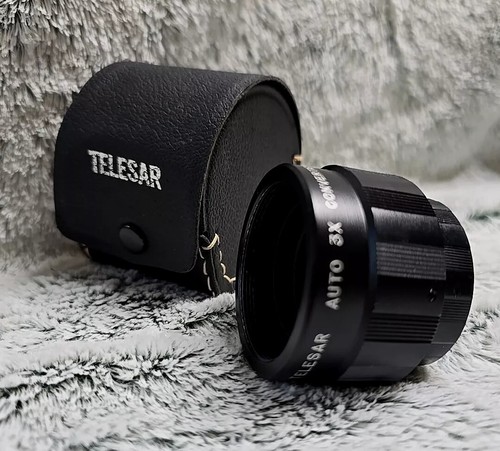 Vintage TELESAR 3X CONVERTER WITH CASE & Lens Cap Excellent Condition 