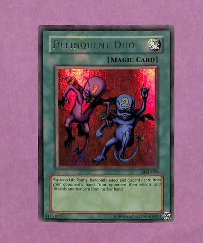 Yugioh Delinquent Duo MRL-039 Magic Ruler Unlimited Edition. LP+