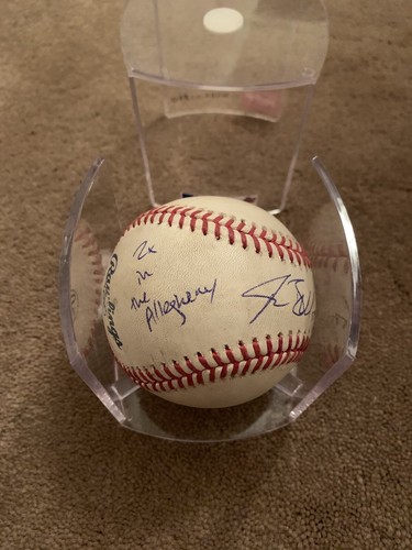 Josh Bell Autographed Baseball Pittsburgh Pirates Allegheny Inscription W/CASE - Picture 2 of 6