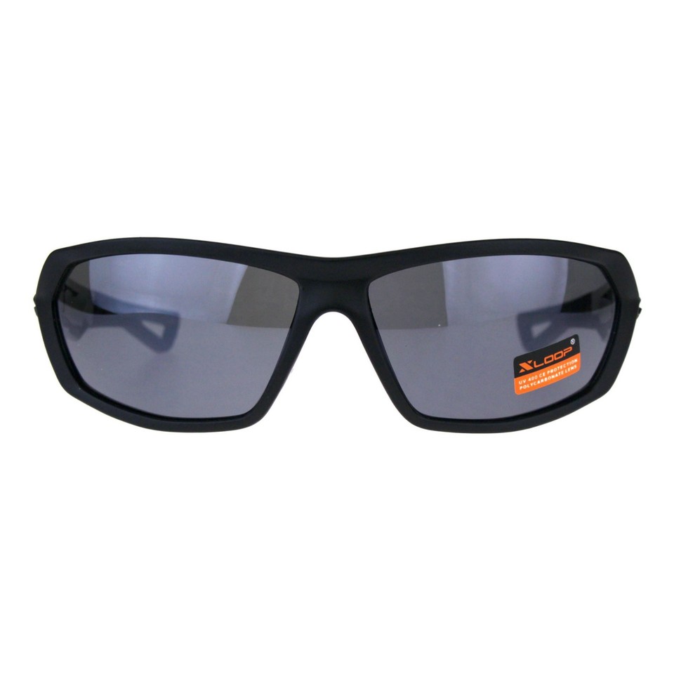 Men's Xloop Sunglasses - UV 400 Protection, Polycarbonate Lens, Sports Fashion Shades With Soft Pouch - View #4
