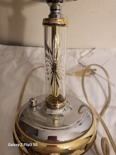 Vintage Tanle Top Light With Mirror And Magnifier Color Gold And Silver 18" - Picture 8 of 11