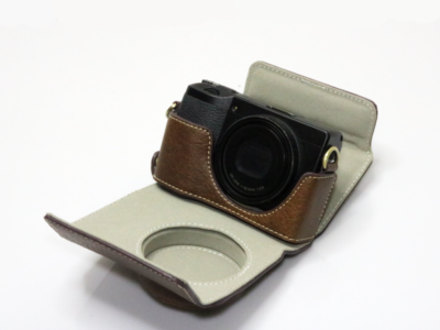 RICOH GRIIIx レザーストラップ付き リコー Ricoh GR/GR II/GR III/GR IIIx 用 カメラ ケース PU