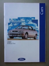 FORD CARS 1993 ED2 UK MKT PRESTIGE SALES BROCHURE - FIESTA ESCORT MONDEO SCORPIO