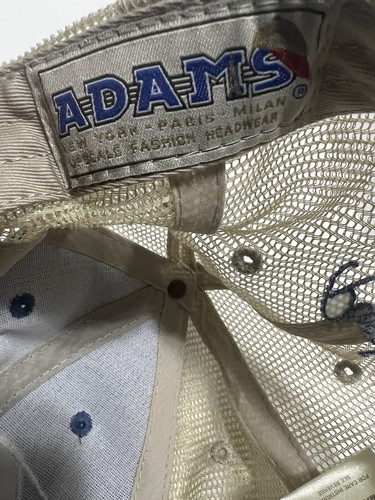 Adams Piper Lou Truckermütze bestickt Denim Tag Trinken Druckknopflasche - Bild 9 von 9