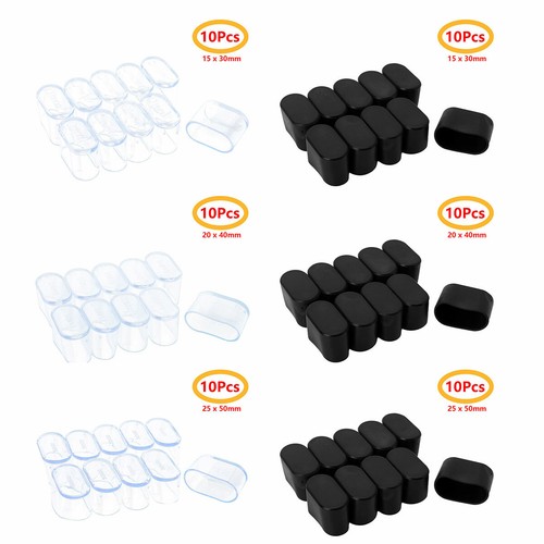 10er Stuhlbeinkappen Gummi Schutzkappen Stuhlbein Bodenschoner für Gartenstühle - Picture 2 of 60