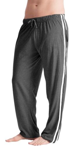 Adults Mens Lounge Pants Pyjamas Plain Cotton Pyjama Bottoms Pj's Nightwear - Picture 5 of 5