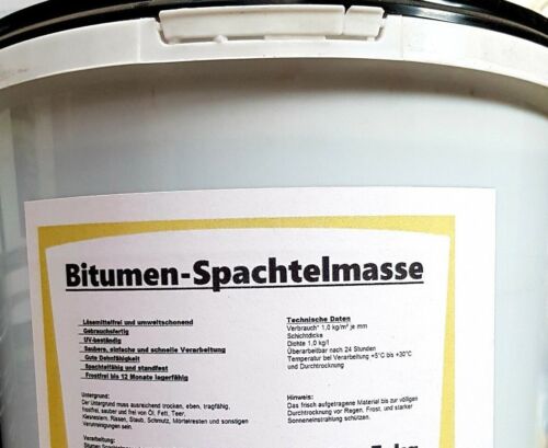 Emulsion 10 Kg Spachtelmasse LF Bitumen Dichtmasse Reparaturmasse Dachabdichtung - Bild 1 von 2