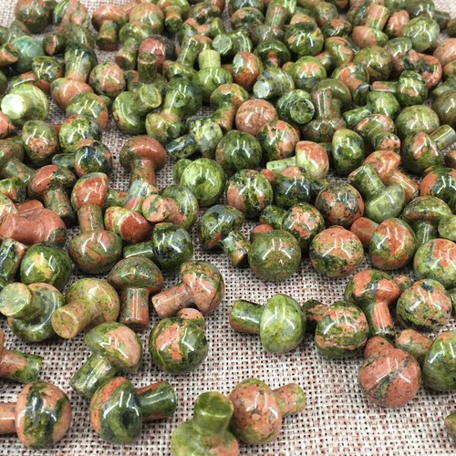 20pcs Natural Quartz Crystal Mushroom Carved Quartz Massage Reiki Healing - Picture 120 of 284