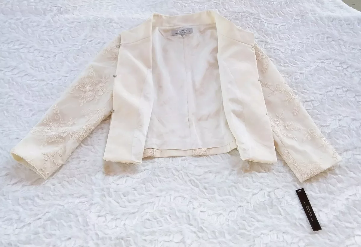 Tahari asl cheap lace shrug