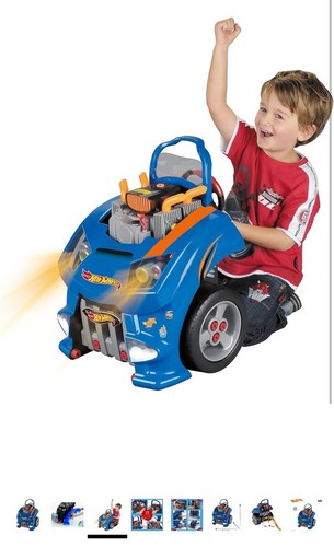 Hot Wheels Auto Service Car Engine Repair Interactive Play Set /Mechanic Tools - Picture 21 of 24