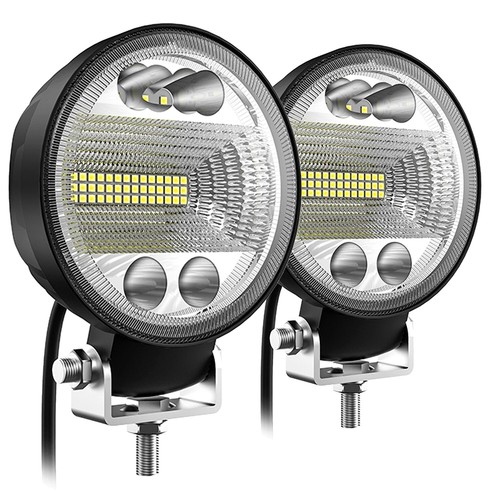 4" 72W Heavy Duty HyperFlood LED Worklight For Off-road SUV Truck Car - 2 pieces - Picture 1 of 8