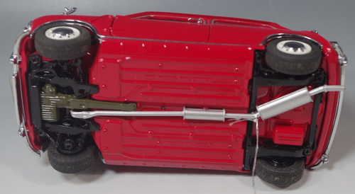 FRANKLIN MINT 1967 MORRIS MINI COOPER CAR MODEL RED 1:24 SCALE DIE CAST MIB #2 - Picture 10 of 10