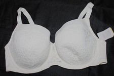Ladies plus size NWOT white colored bra by AUDEN size 44C