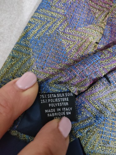 Cravatta Missoni Made in Italy Pura Seta Tie Missoni - Imagen 6 de 6