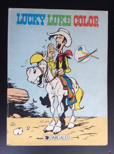 Livre album à colorier Lucky Luke Dargaud 1984 TBE - Picture 1 of 3
