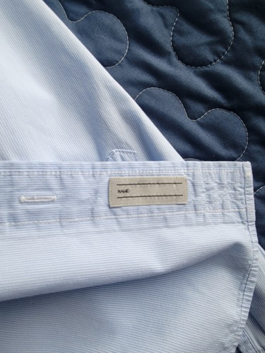 Jack Spade Warren Street NEW York Men's Blue Cotton XL Dress Shirt Super Soft - Picture 7 of 10