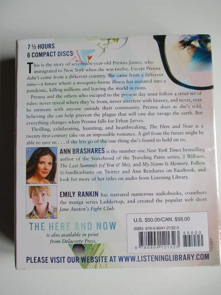 ANN BRASHARES - THE HERE AND NOW - NEW & SEALED 6 CD AUDIOBOOK - EMILY RANKIN - Image 3 of 3