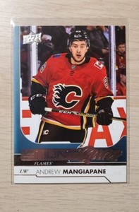 2017-18 Upper Deck Andrew Mangiapane Young Guns YG Rookie RC #497 Calgary Flames
