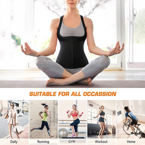 Thermo Workout Body Shaper Sweat Vest Waist Corset Fajas Colombianas Reductoras - 第 9/16 張圖片