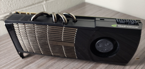 Apple Mac Pro Nvidia GeForce GTX 480 1.5GB GDDR5 SDRAM PCI Express 2.0 x16 - Picture 1 of 7