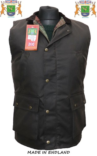 Bolton Wax Bodywarmer von Hunter Outdoor Größen von SMALL bis 6XL - Bild 11 von 22
