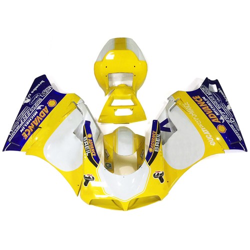 Yellow Blue Fairing Kit For Ducati 996/748 Monoposto 1996-2002 Plastic Bodywork - Picture 2 of 6