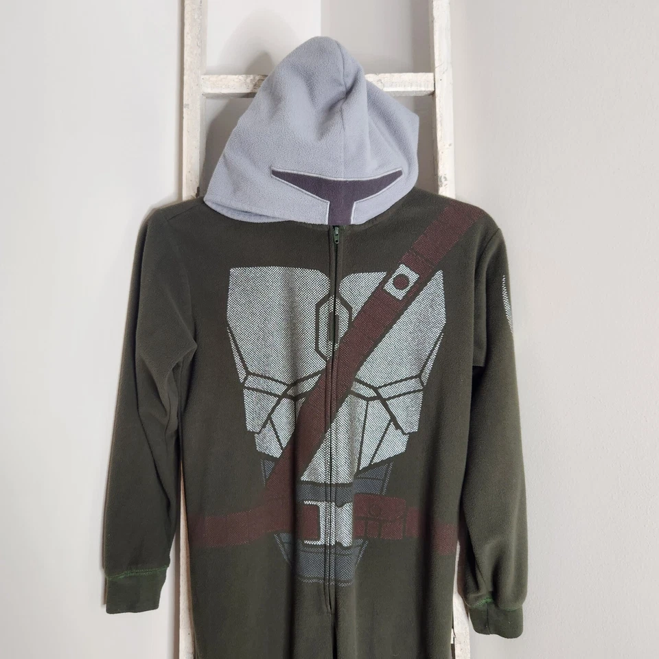 Pijama manddaloriano GAP Star Wars polar cremallera completa niños talla 10 Foto 3 de 4