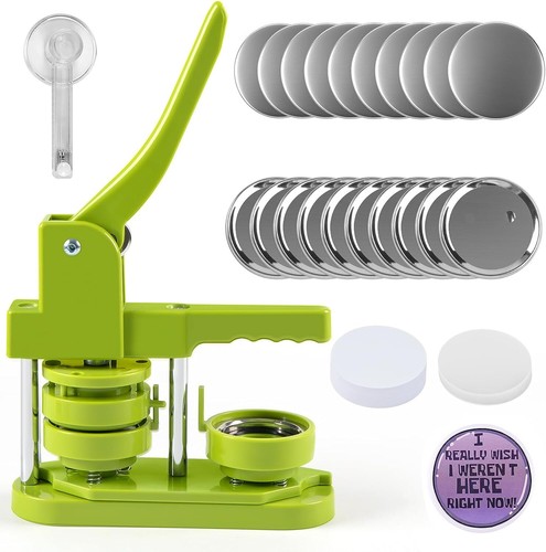 58mm 2.25" Button Maker Machine with 440pcs Buttons DIY Personal Button Badge - Picture 9 of 9