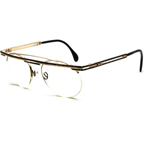 Cazal Eyeglasses MOD. 748 COL417 Gold&Black Half Rim Metal Frame 51[]21 140 - Picture 3 of 9